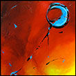 PLANET BLUE - Acrylic, 37 IN. H / 37 IN. W